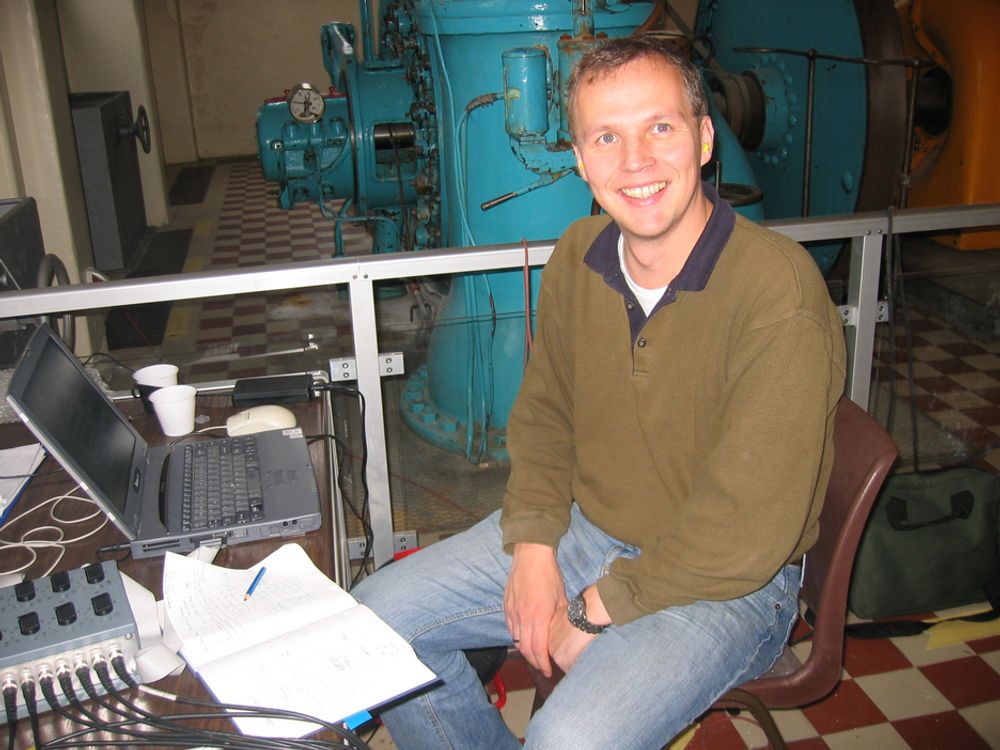 STEMMER: ¿ Alle våre teorier har stemt med prøvene vi har gjort, sier Morten Kjeldsen med et smil.FOTO: OLE G: DAHLHAUG, NTNU