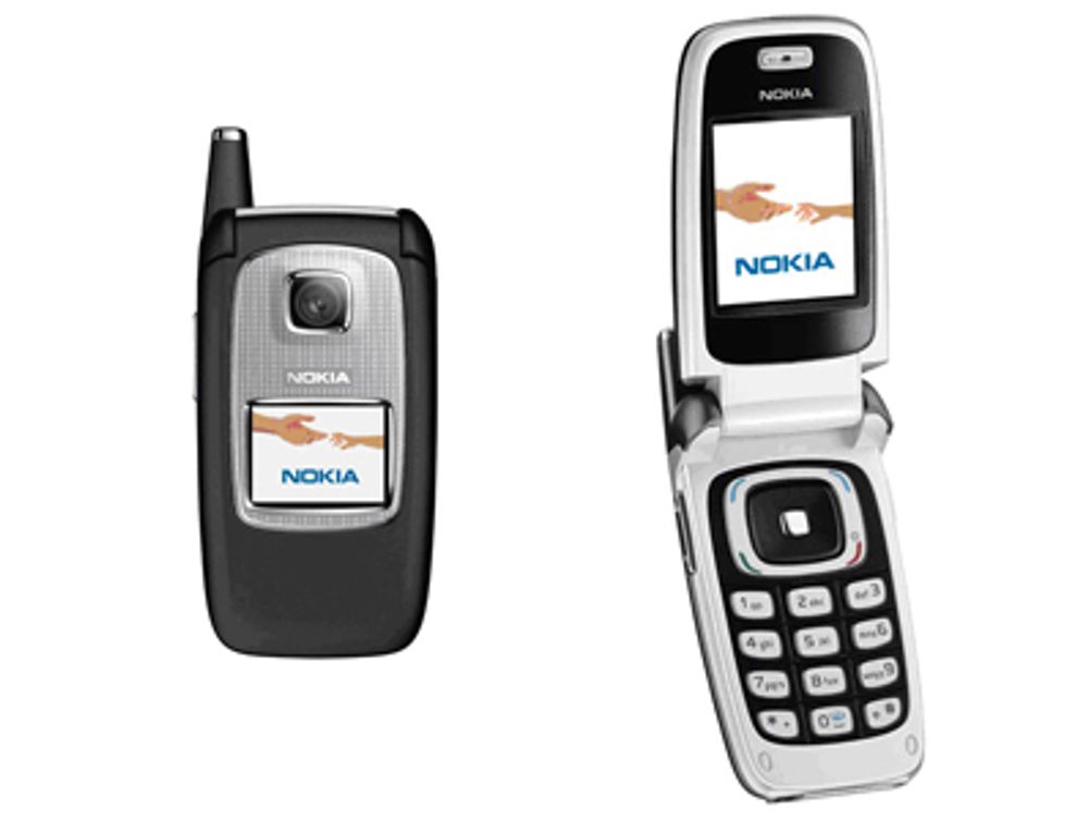 PREMIE: Eric Mathiesen vant en Nokia 6103 mobiltelefon. EDGE-telefonen har blåtann, radio og stereo øreplugger.