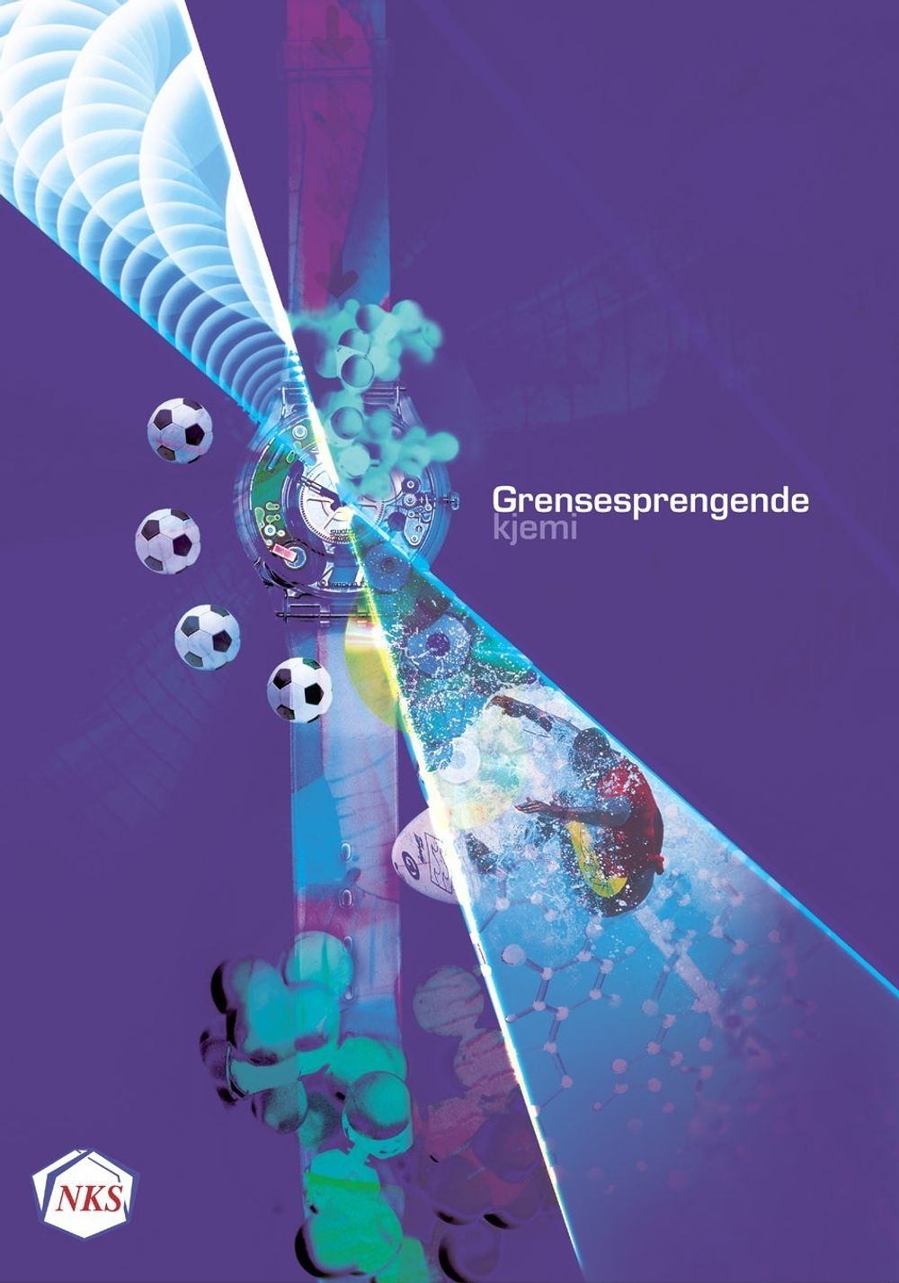 Omslaget til boka "Grensesprengende kjemi", som Norsk Kjemisk Selskap står bak.