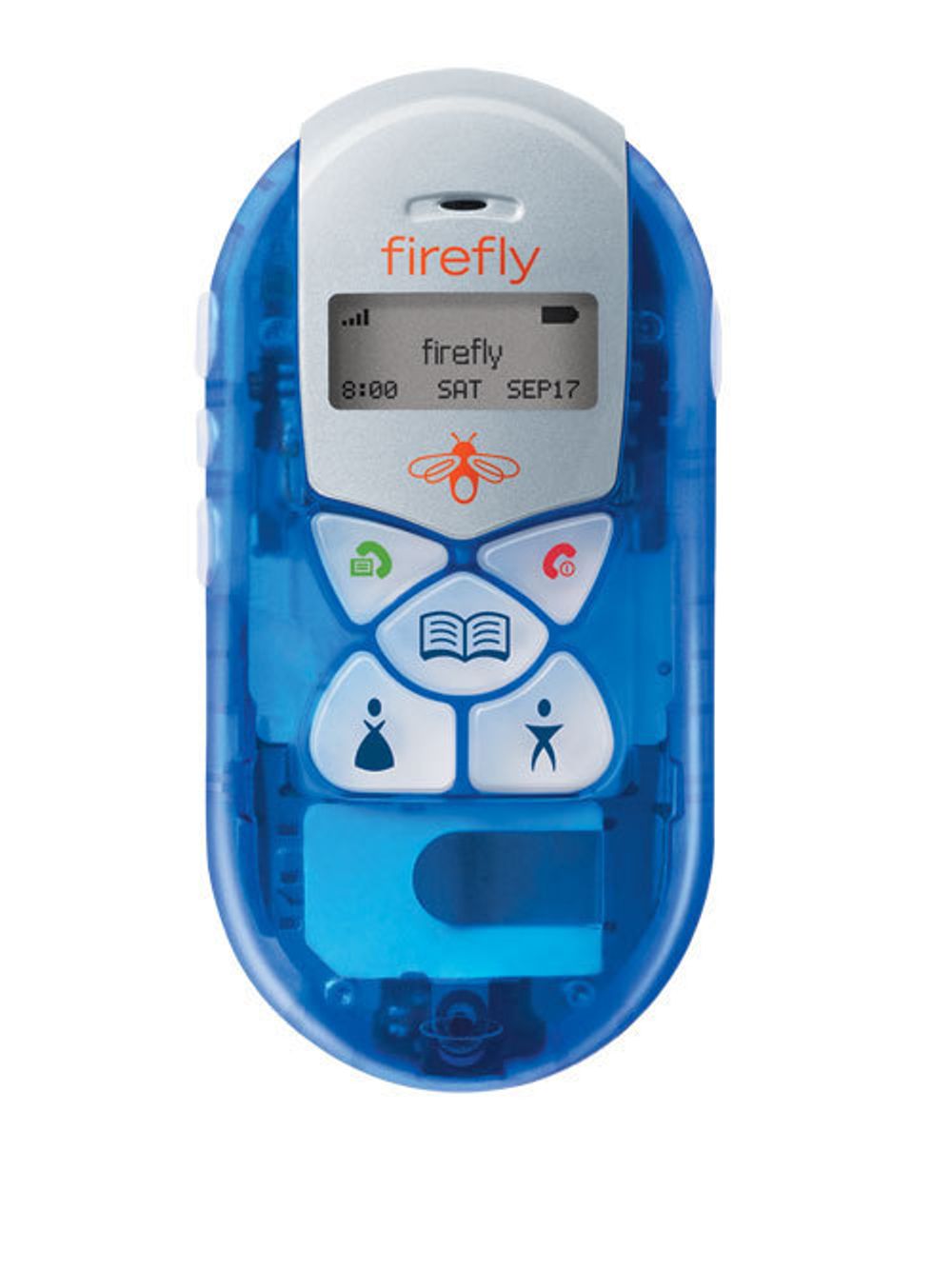 Barnemobil. Foreldre kan puste ut og ta det med ro - med denne mobilen flyr ikke barnas mobilkostnader i været. Det er ikke så mange å ringe til fra denne telefonen til Firefly Mobile, Inc.