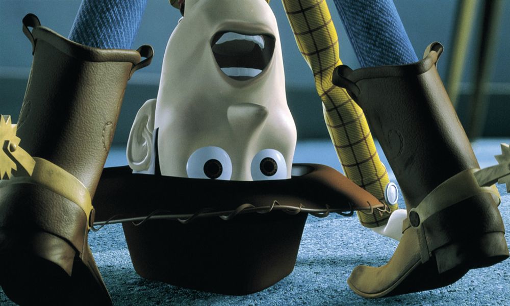 I LONDON: Woody fra Toy Story er på utstilling i London. FOTO: Pixar