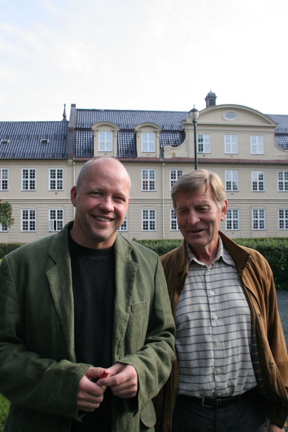 Rådgivere i Rådmannens fagstab i Trondheim kommune, Vidar Kvamstad og Steinar Johnsen.