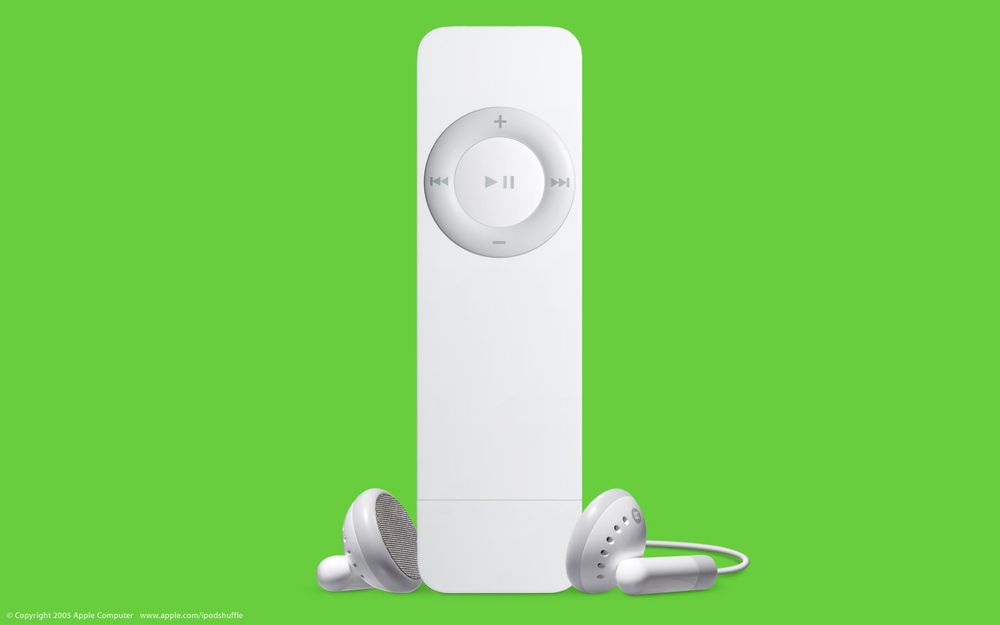 ipod Shuffle - en litt billiger iPod-variant.