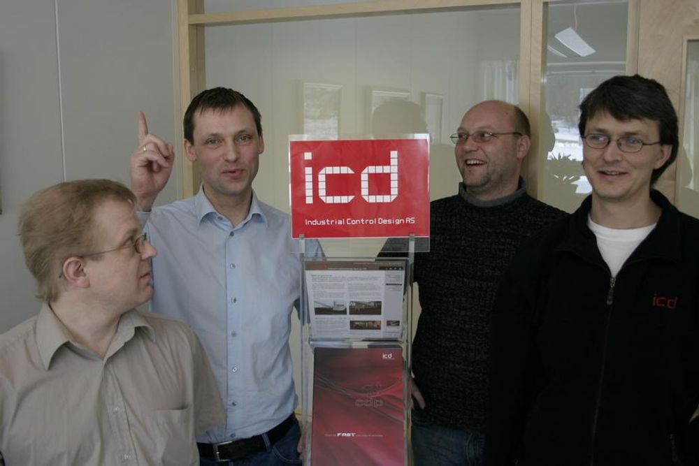 OPP: Eneste veien for ICD er opp. Fra venstre: Steinar Sæthre, Stig Espeseth, Rune Espeseth, Svein Erling Linge
