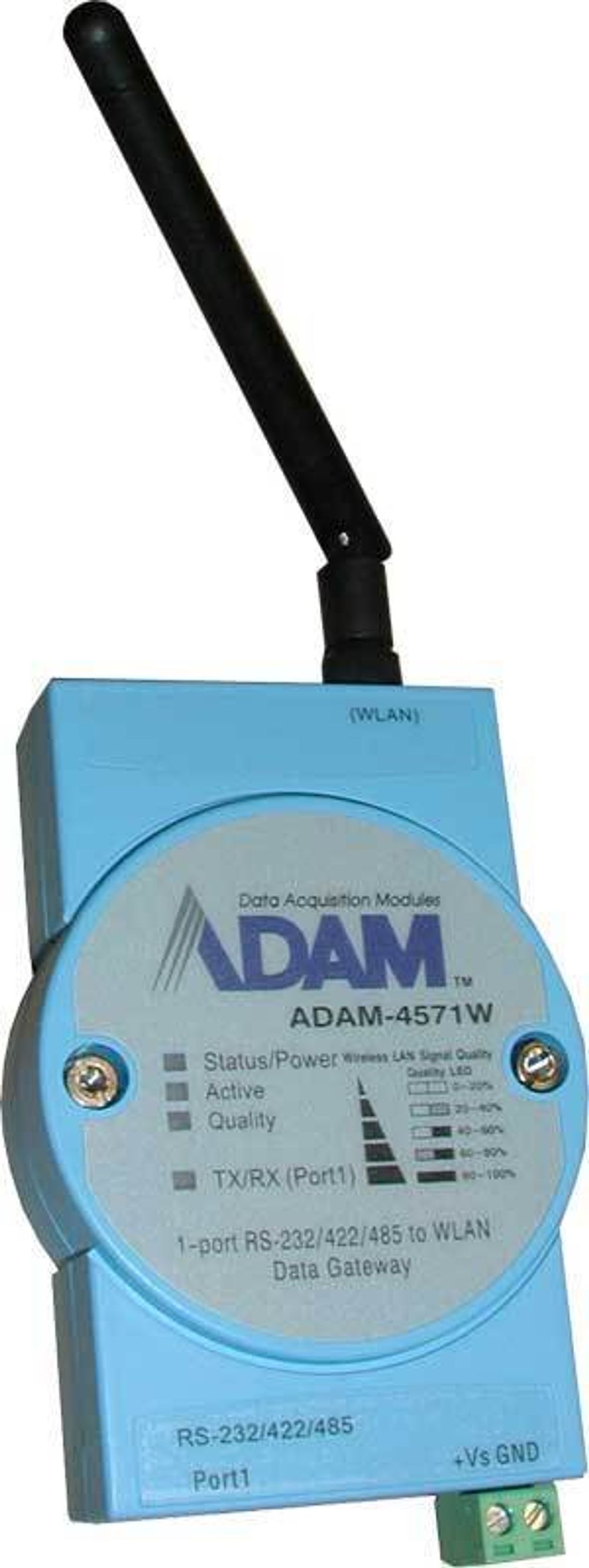 KGS systemer lanserer en ny com-portserver med WLAN tilkobling. ADAM-4571W