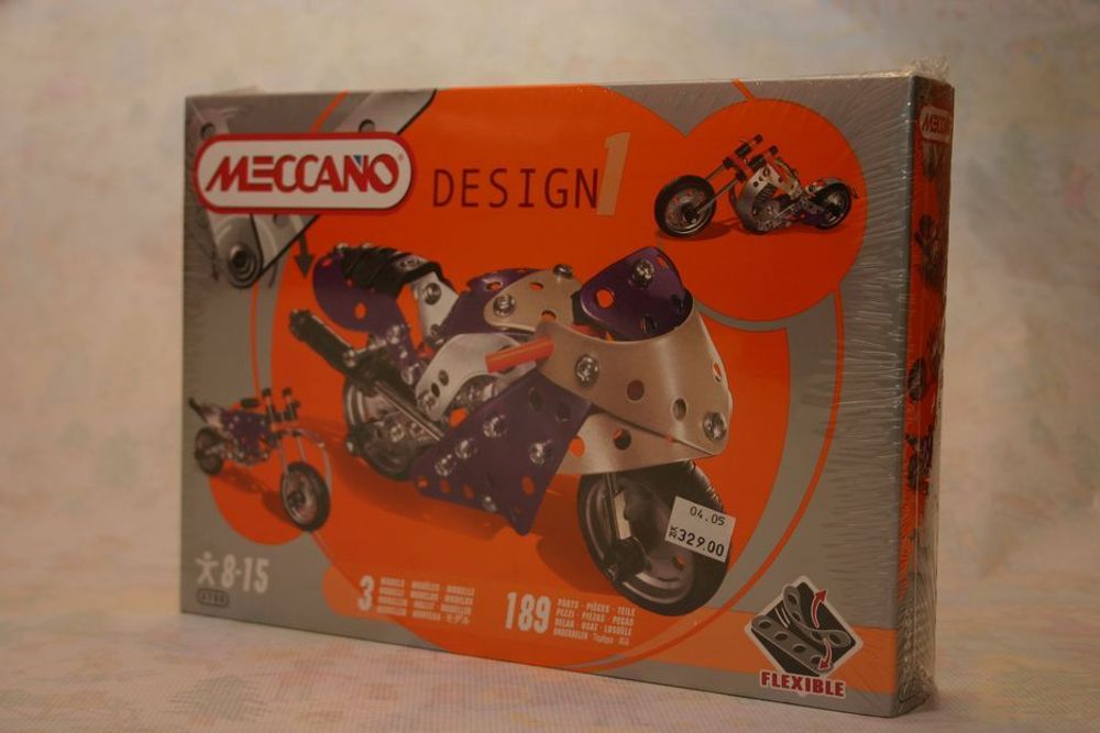 Meccano-serien er fortsatt populær, og klassikeren har nå fått egne designsett.