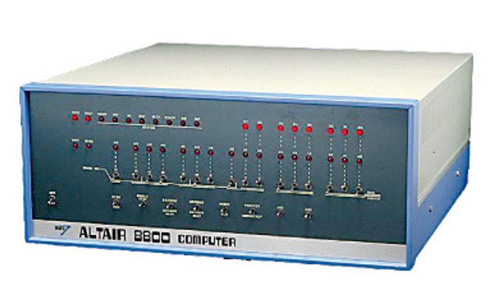 FORSIDE: Altair 8800 prydet forsiden av Popular Electronics¿ januarnummer i 1975.