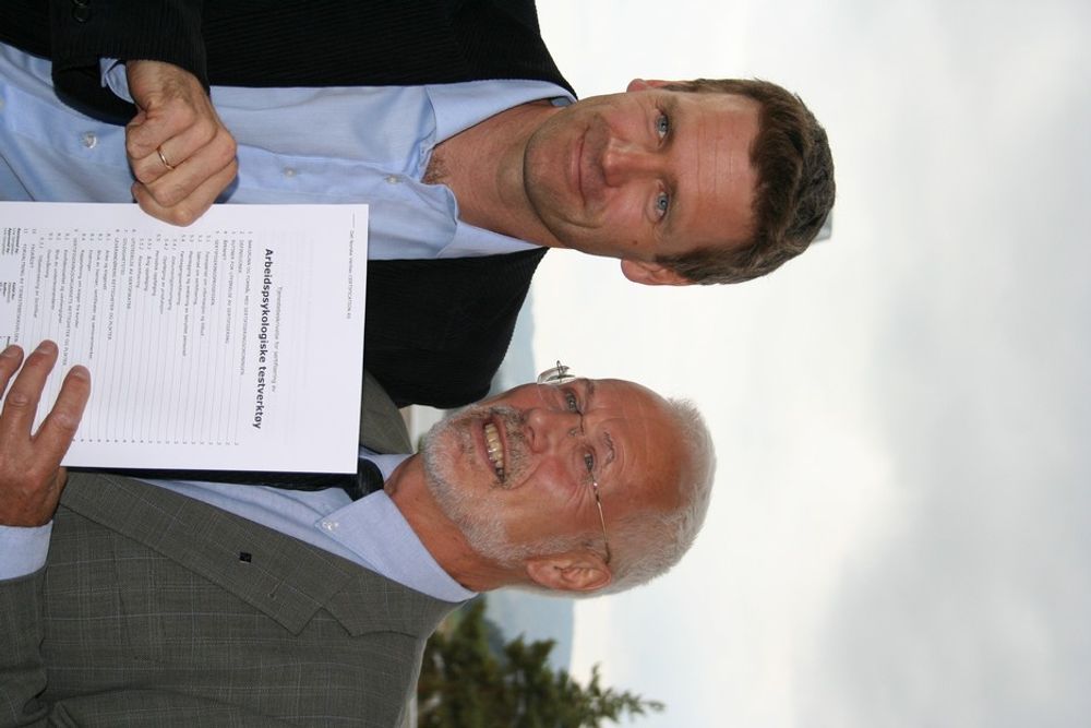 Pål Figenschau (DNV) og Sverre L. Nielsen (STN)