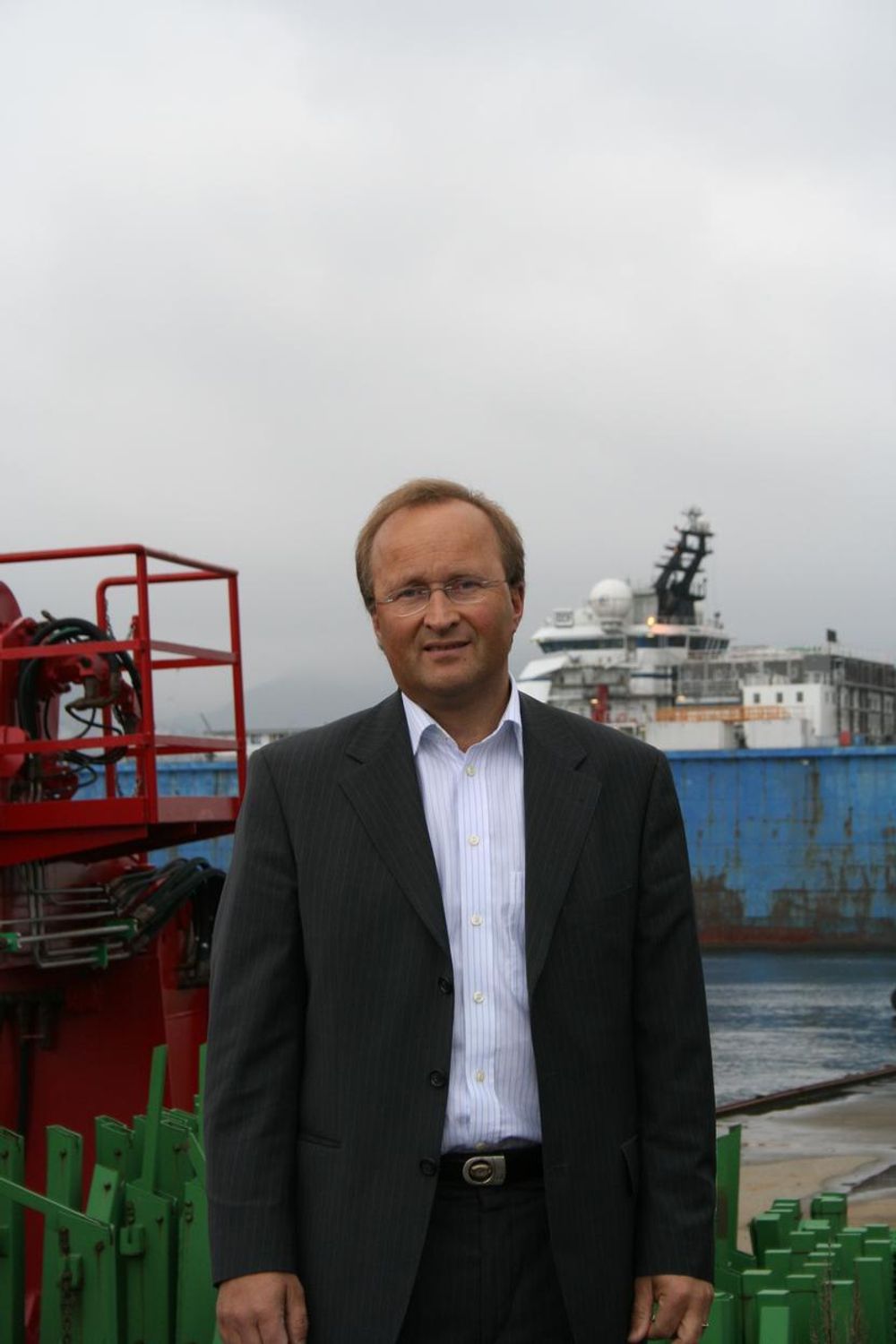 ØSTOVER: Administrerende direktør Johannes Neteland i TTS Marine tror Kina vil være verdens største marked for skipsutstyr om få år.