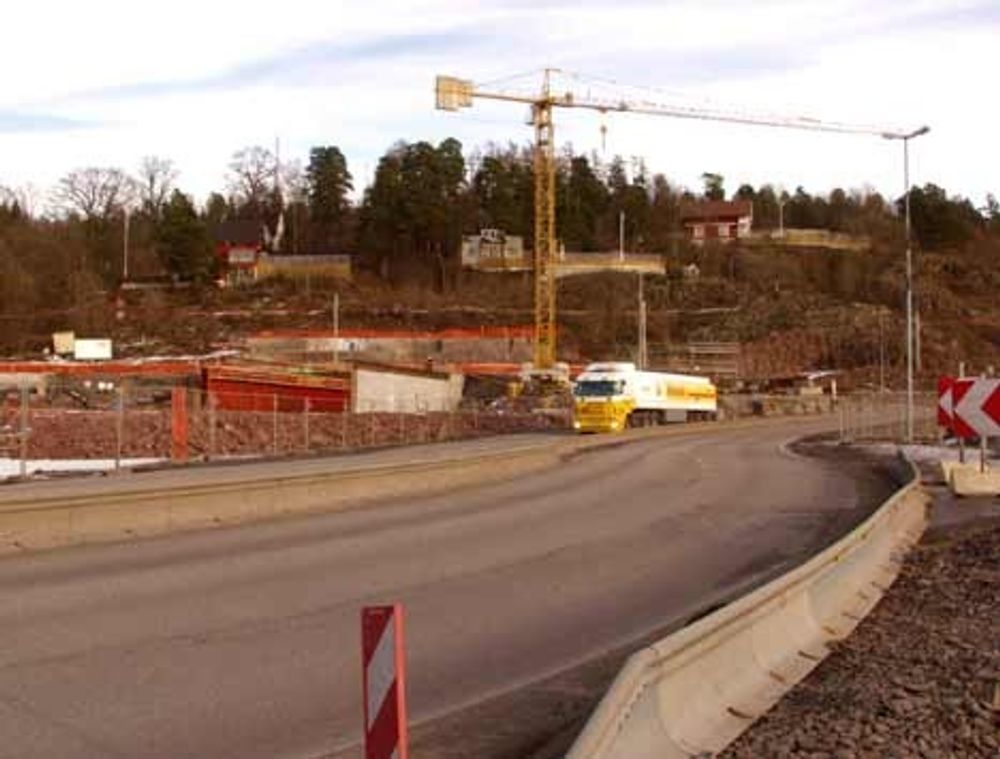 NY TUNNEL: Den nye tunnelen fra Kjelle til Kilen vil fjerne tungtrafikken fra Slagen-raffineriet gjennom Tønsberg bykjerne.