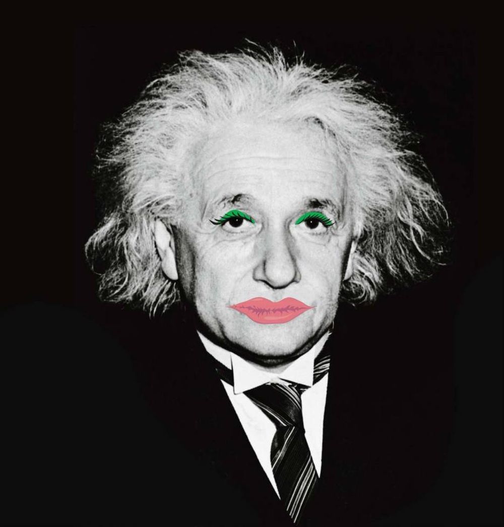 Albert Einstein var et geni. Hadde han vært like genial om han hadde blitt født jente? Svar: Tja... Bildet er manipulert med tillatelse fra rettighetshaver.