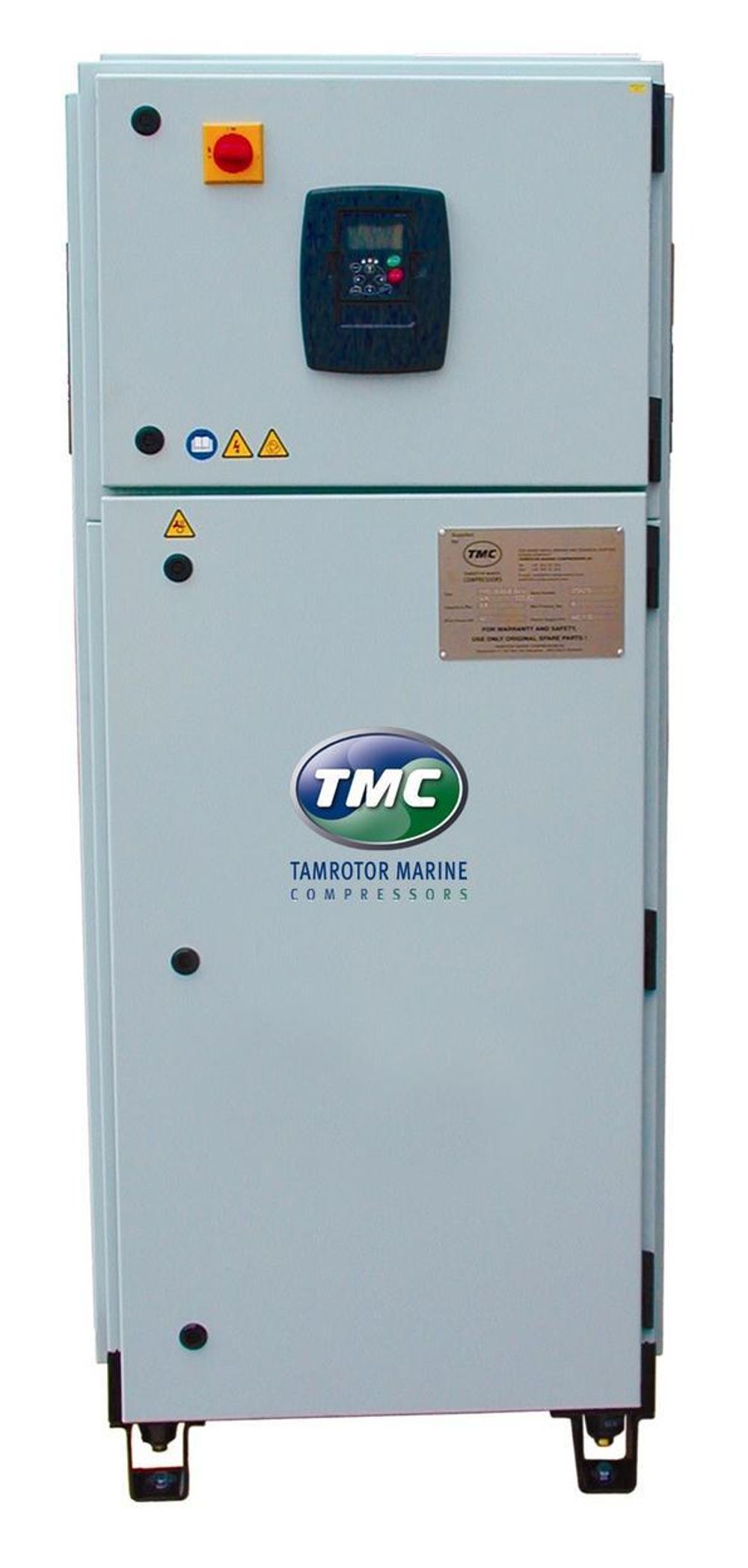JEVNT OG BILLIG: Den nye Smart Air  kompressoren fra Tamrotor reduserer forbruket betydelig. Investringen kan være innspart på under ett år.FOTO:TMC