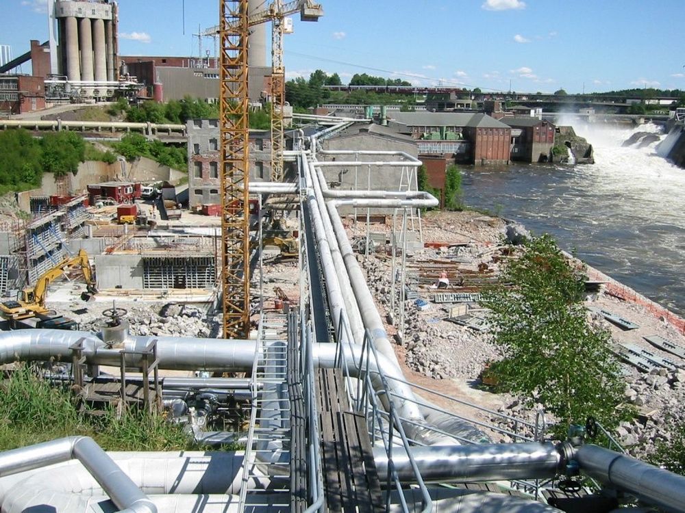 Orkla markerer at de vil satse videre på Borregaard og industriproduksjon ved å legge Elkem og Sarpsborg-elskapet i samme virksomhetsområde. bilde ra utbyggign av nytt vannverk til Borregaard i Sarpsborg.