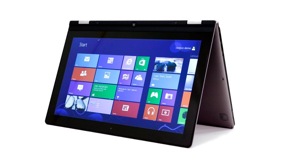 Lenovo Ideapad Yoga er en god bærbar PC som også kan fungere som tablet om du vrir skjermen helt rundt. 