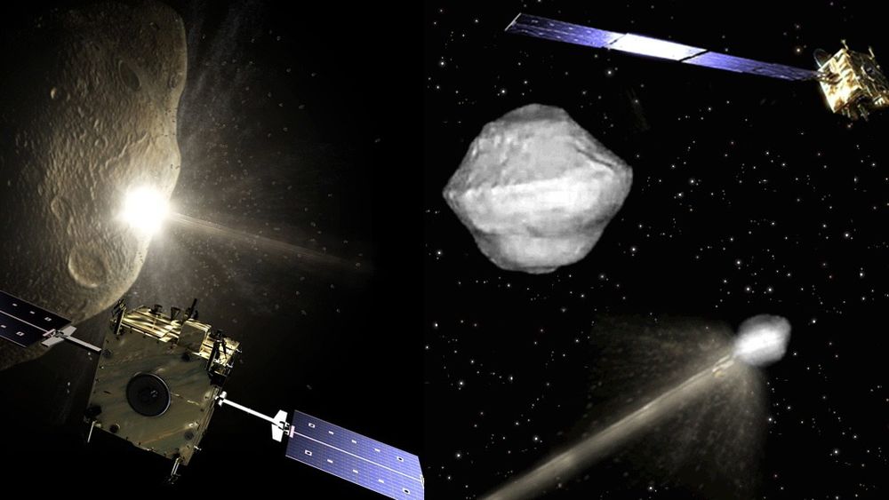 NASA og ESA vil finne ut om det går an å bruke en romsonde til å dytte en asteroide ut av bane. 