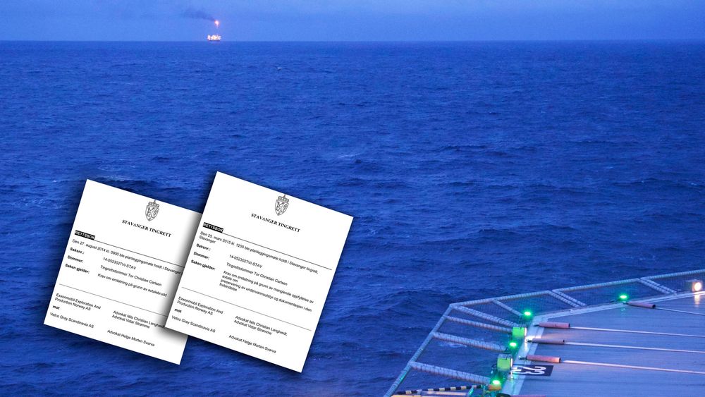 Den norske delen av oljegiganten Exxonmobil har gått til sak mot en leverandør av subsea-utstyr.