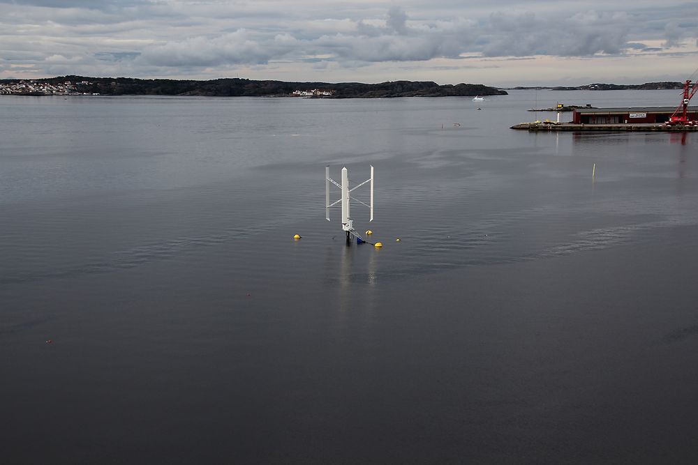 Seatwirl har allerede rukket å levere elektrisitet til det svenske strømnettet. Prototyp skal snurre utenfor den svenske sørkysten i flere år og samle data til utviklingen av en langt større turbin.