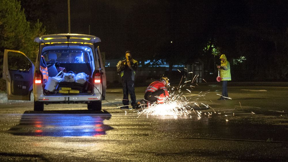 Skilt som står i veien må fjernes. 