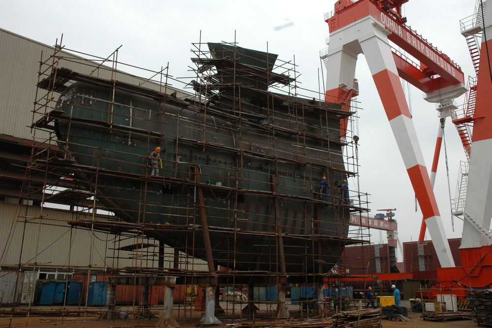 Ny bulb til Tarago er nesten ferdig ved verftet Ouhua Shipbuilding.  