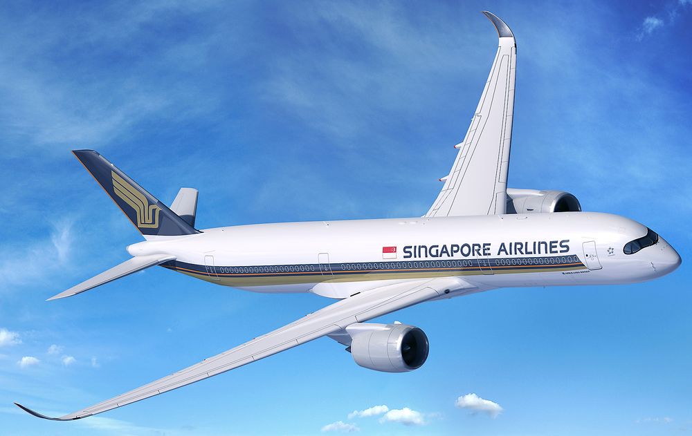 Illustrasjon av A350-900ULR som skal leveres i 2018 med Singapore Airlines som lanseringskunde.   