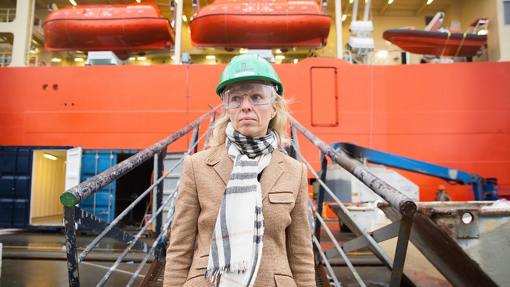 Konsernsjef Gunvor Ulstein er bekymret for nåsituasjonen, men tenker langt framover for å sikre konsernet som en nøkkelspiller i den maritime næringen.
