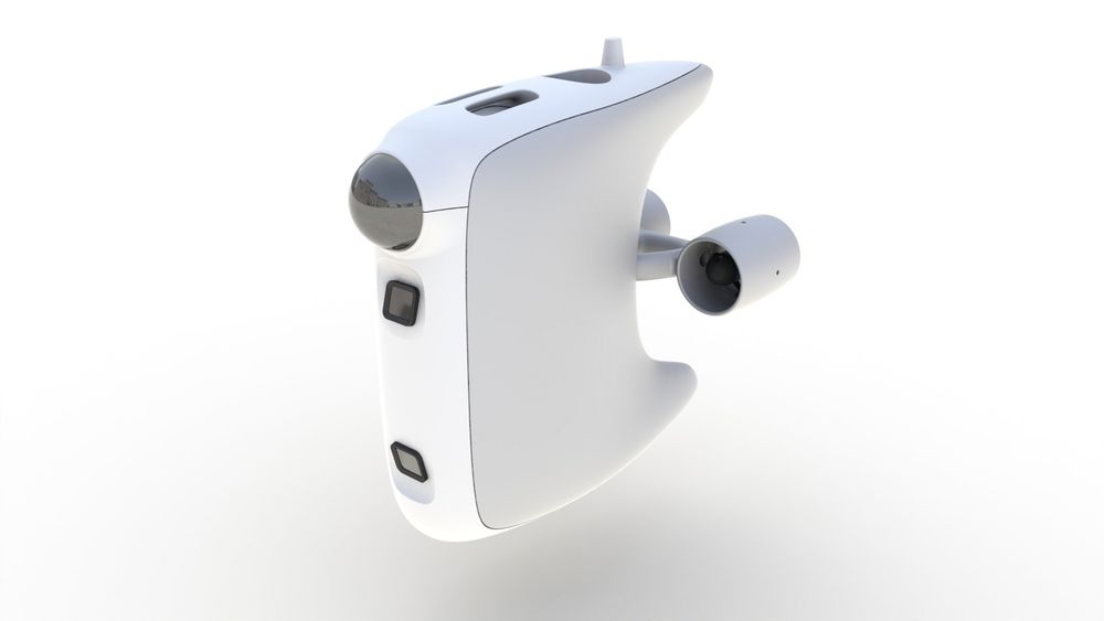 Dronen er utstyrt med tre thrustere på 350 W hver. En sitter i midten og styrer dronen i vertikalplanet, mens to thrustere på hver side styrer og gir skyv.  