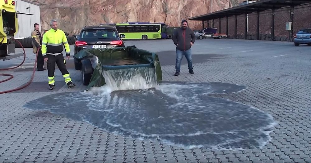 Blågrønne betongdekker 