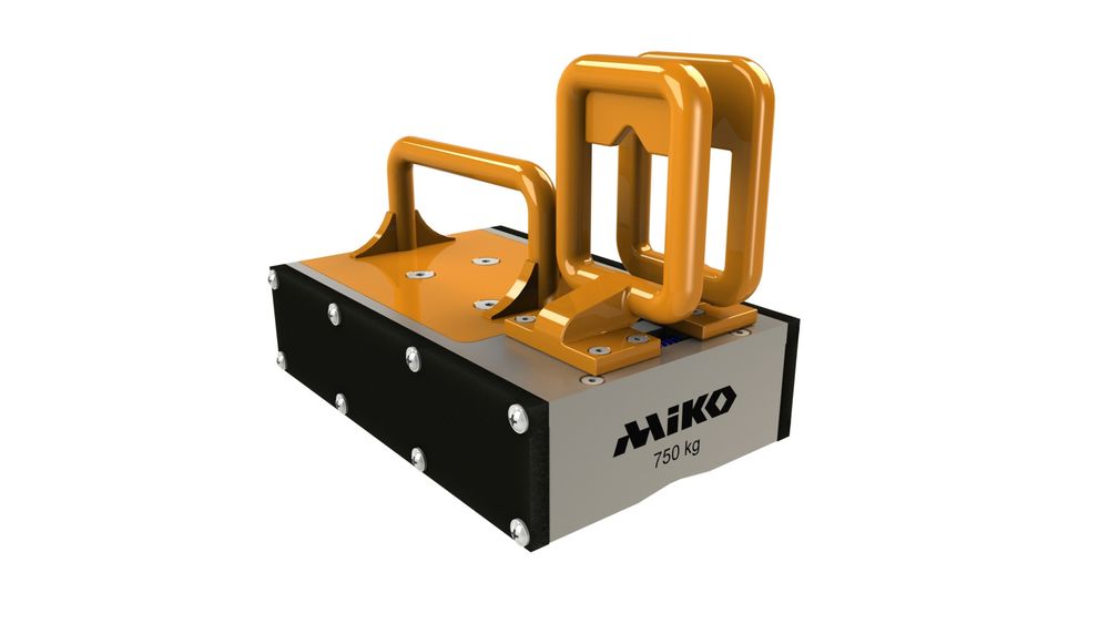 De to hendlene til høyre brukes til å aktivere og deaktivere magneten.