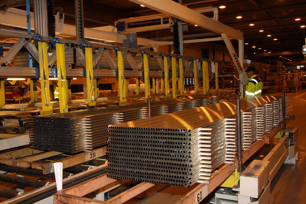 Rør i lange baner fra Sapa Magnor.