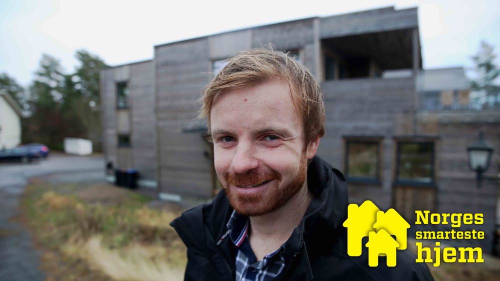 Passiv-pluss-funkis-smarthus:  - Jeg vil inspirere andre til å bygge energivennlig. Da kan du ikke ha noen sære greier ingen vil ha, sier elektriker Geir Mikkelsen i Mellomhagen i Larvik.
