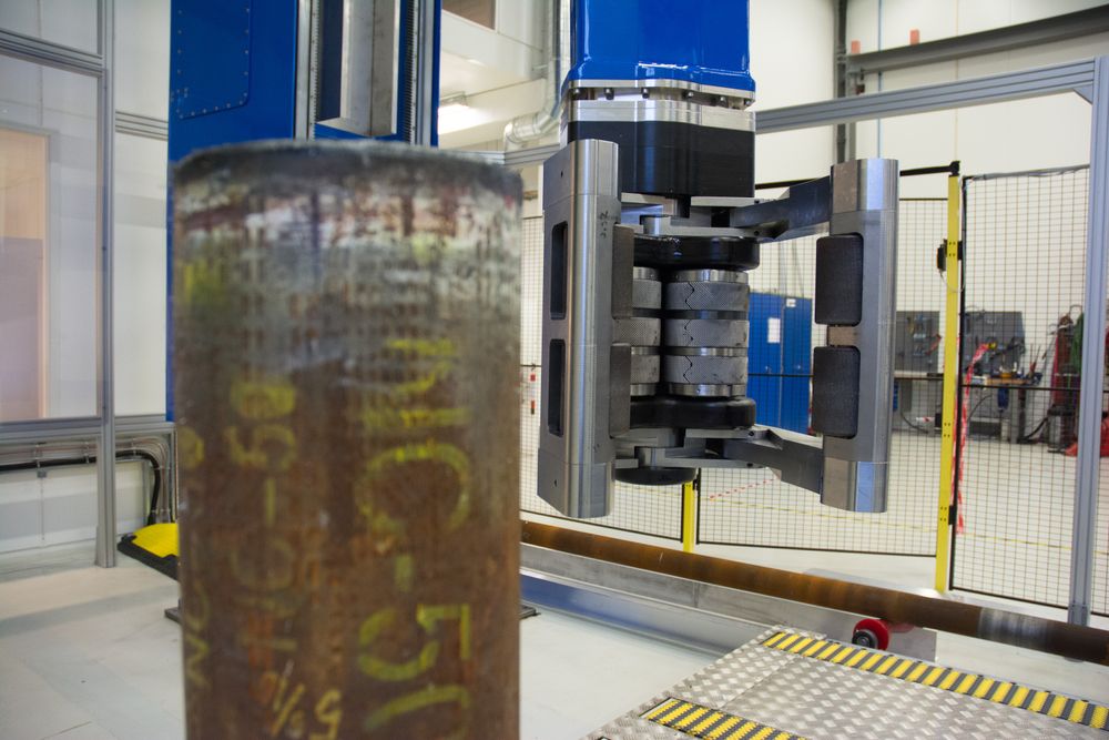 Pipe handler-roboten bygger rør selv, og erstatter dagens pipe handler-løsning. Den har en løftekapasitet på over 3500 kilo.  