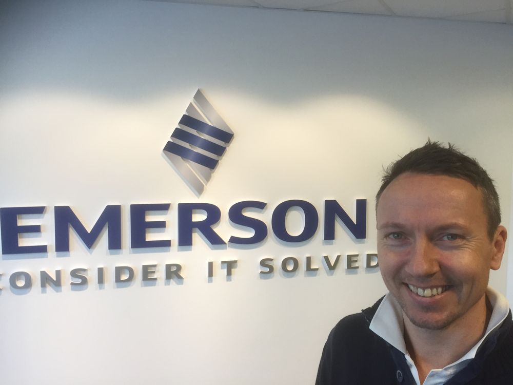 Sven Eirik Wilhelmsen, inneselger hos Emerson Process Management AS. 