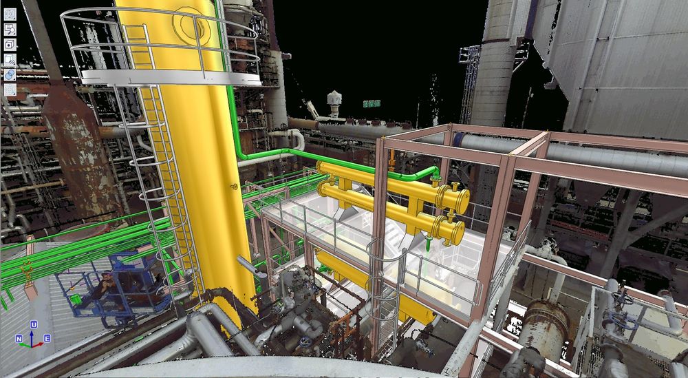 Seamless integration of Laser scan data in the AVEVA Everything3D BubbleView