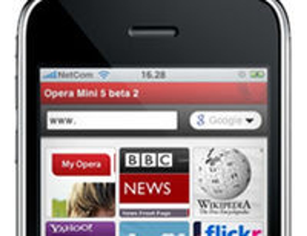 Opera Mini på iPhone