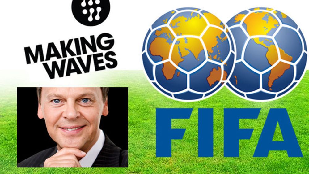 Making Waves fikk FIFA på kroken. En av deres største kontrakter til nå, ifølge direktør Dag Honningsvåg (innfelt).