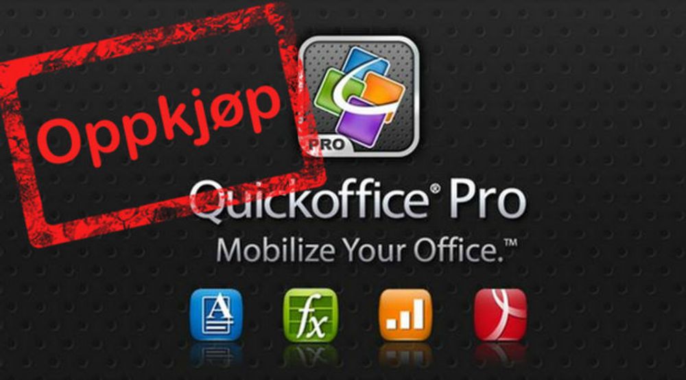 QuickOffice er nå slukt av Google, som styrker sin posisjon i konkurransen mot Microsofts kontorprogramvare.