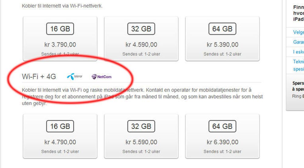 Det er framstillinger som denne som trolig kan bli misoppfattet av enkelte kunder.