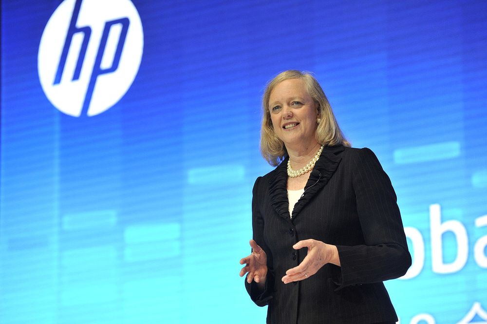  HPs toppsjef Meg Whitman kvitter seg med ti prosent av staben når IT-giganten splittes.