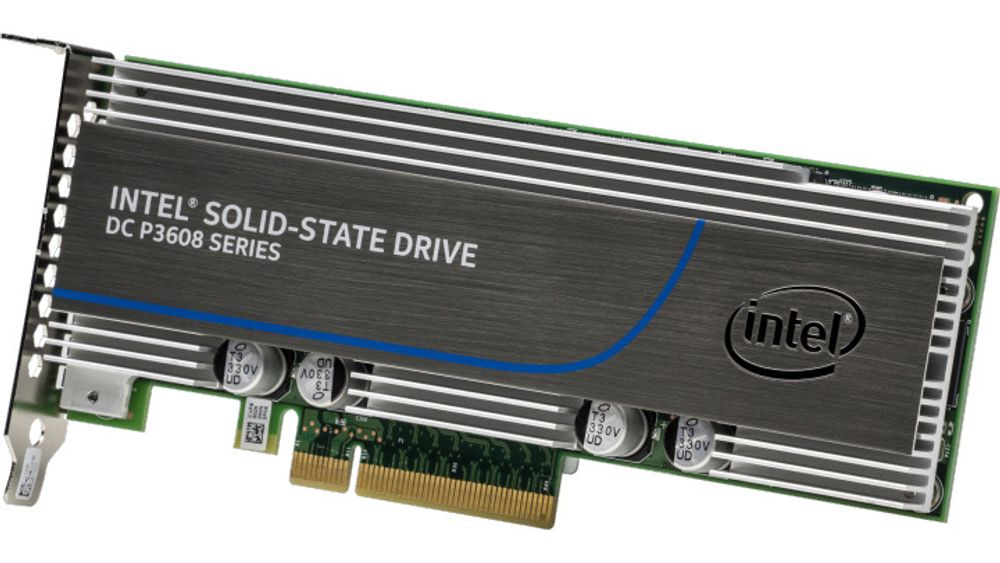 Den nye DC P3608-serien med SSD-er er den aller raskeste Intel har å tilby.