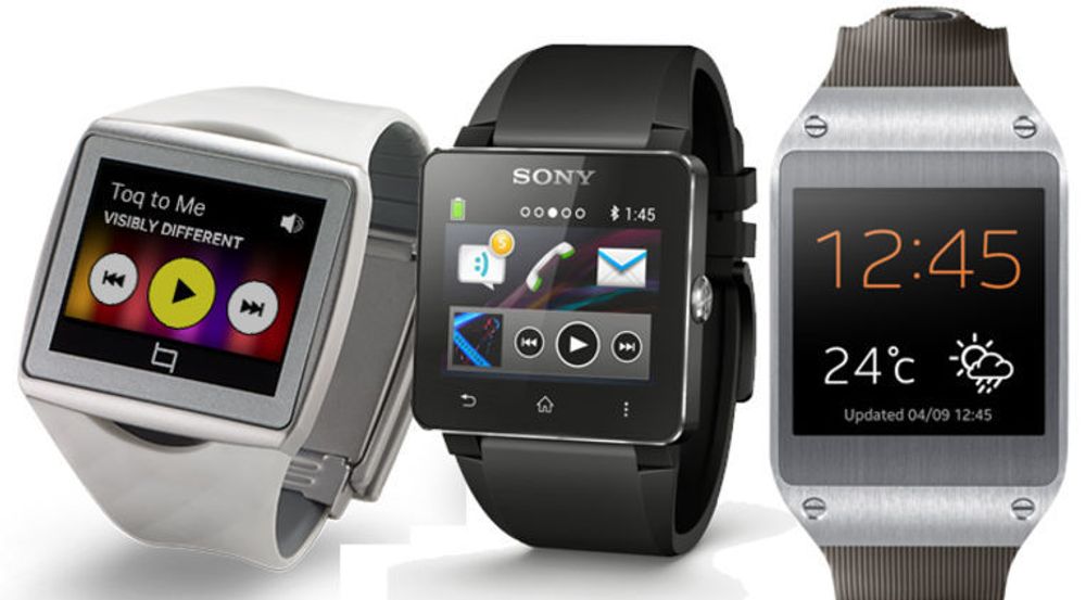 QualComm Toq, Sony SmartWatch 2 og Samsung Galaxy Gear kommer alle i salg denne høsten.