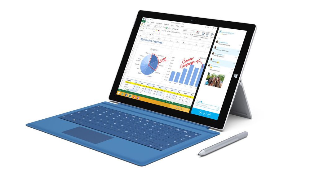 Etterspørselen etter 2-i-1-enheter som Microsoft Surface Pro 3 øker i det vesteuropeiske bedriftsmarkedet.