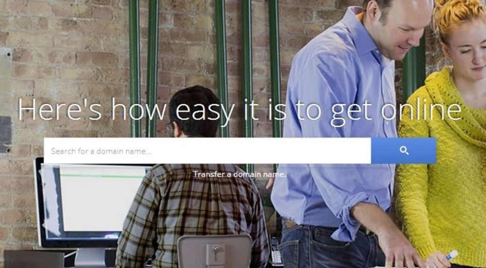 Google Domains krever foreløpig invitasjon.