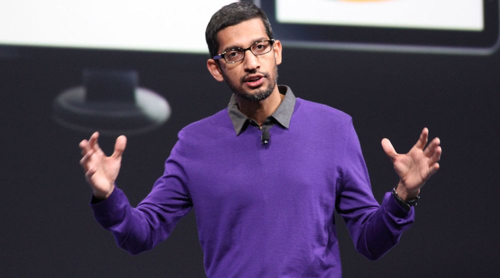 Sundar Pichai leder blant annet Googles Android og skal være vert under Google I/O-presentasjonen i kveld.