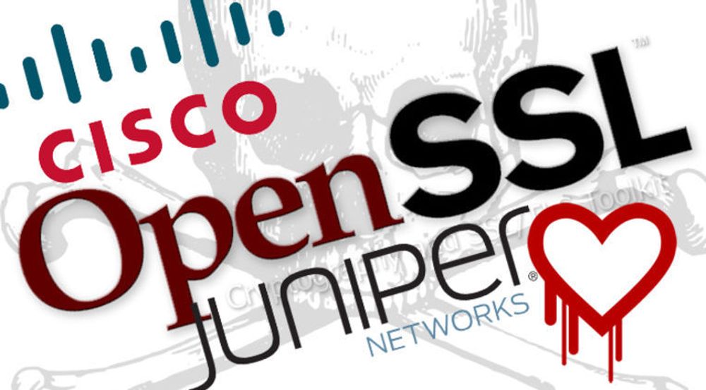 Cisco og Juniper advarer mot Heartbleed i rutere, svitsjer og brannmurer.