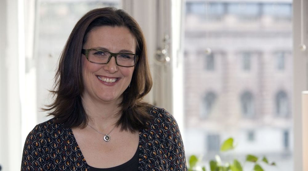 EUs innenrikskommissær Cecilia Malmström
