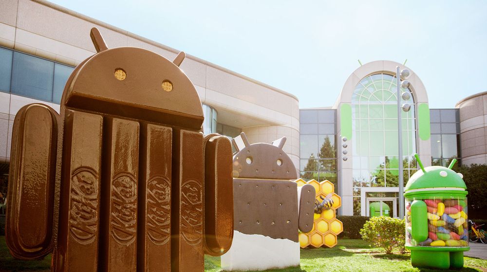 KitKat-utgaven (4.4) av Android er foreløpig såpass ny at bare én prosent av de norske Android-telefonene har denne. Men man kan nok vente en betydelig vekst i antallet enheter som benytter Android 4.3 i tiden framover, siden denne versjonen ble gjort tilgjengelig for den mye brukte Samsung Galaxy S3 rett før nyttår.