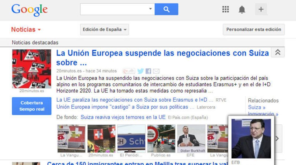 Google News er blant tjeneste som kan bli berørt av det spanske lovforslaget som omtales i saken.