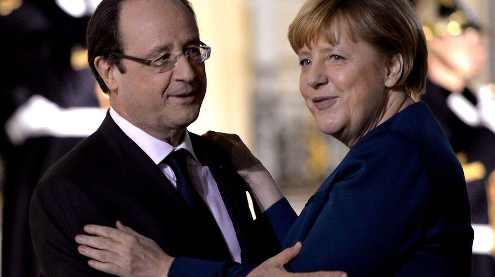 NYTT DATANETT? Tysklands Angela Merkel vil denne uken ta opp muligheten for å bygge et nytt, USA-fritt, europeisk datanett med sin franske kollega, president François Hollande.