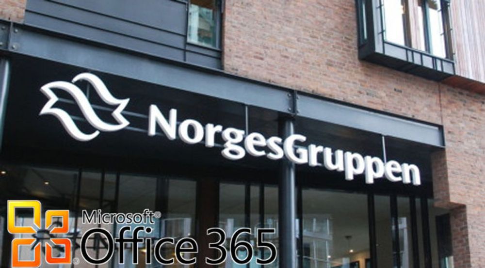 Norges største dagligvarekjede velger Microsofts kontorpakke levert som en tjeneste.