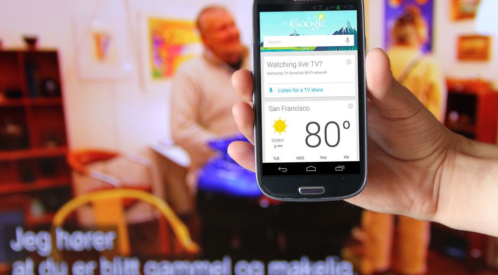 Google Now TV Cards skal kunne fange opp hva du ser på tv-en og gi deg informasjon om dette. I alle fall dersom de tekniske og geografiske forutsetningen er tilfredsstilt.
